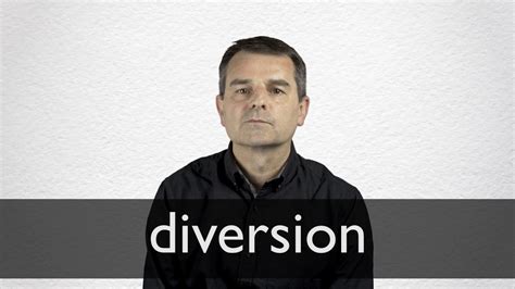 diversion pronunciation|diversionary.